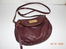 MARC BY MAC JACOBS Natasha Women's Crossbody Handbag Burgundy Leather Great