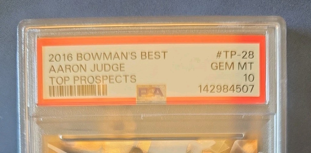 2016 Aaron Judge Bowman’s Best Top Prospects PSA 10 #TP-28 Yankees 🔥⚾️ view 3