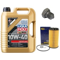 MotoröL Filter Set 10W-40 5 Liter + ÖLablassschraube FüR Audi 80 VW Transporter