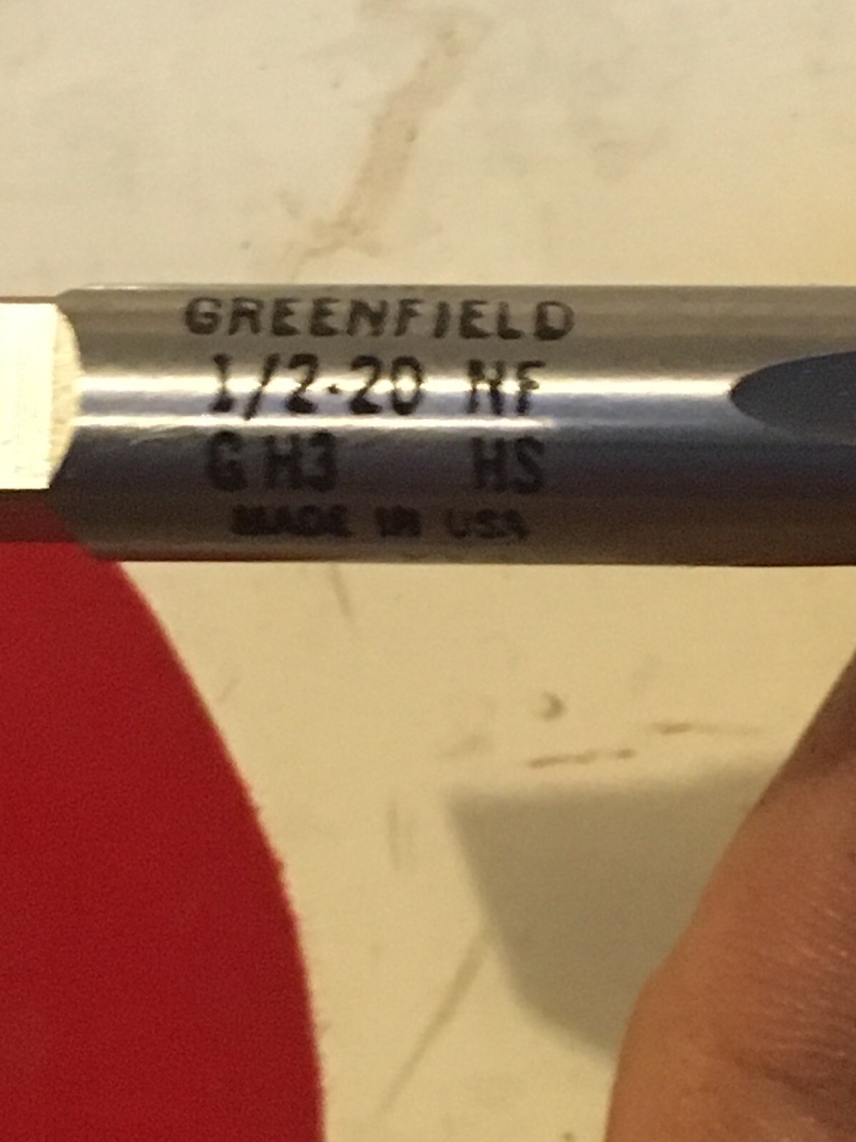 TRW / Greenfield 1/220 Straight Flute 4 flute GH3 Modified Bottoming