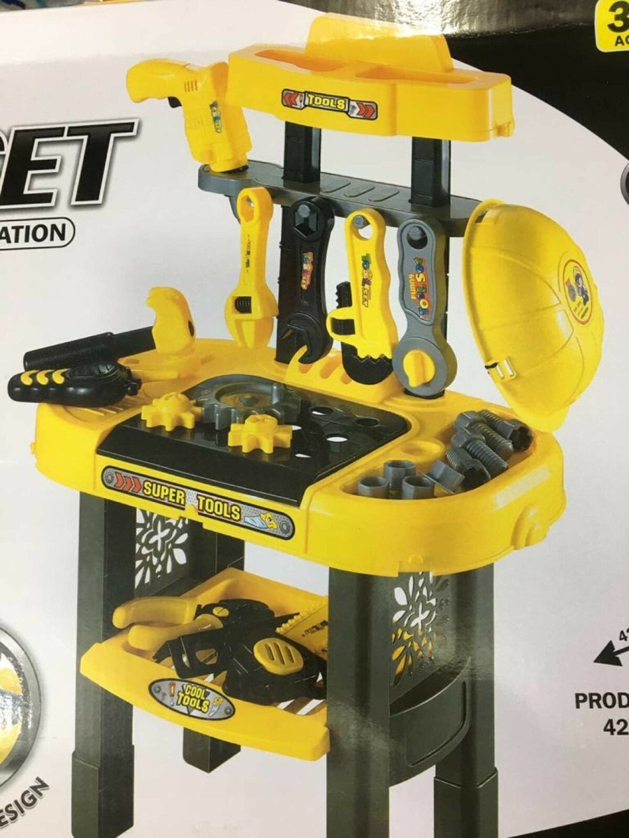 Large Size Toy Tool Set Kids Repair Tool Toys Set Workshop Play