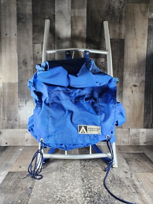 american camper framed hiking backpack Vintage Aluminum Frame American Camper Hiking Pack Backpack Stock Camping