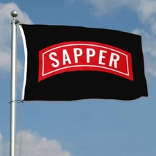 Army Special Tab Sapper Flag Banner 3x5Feet  Home Garden Party Wall Decor