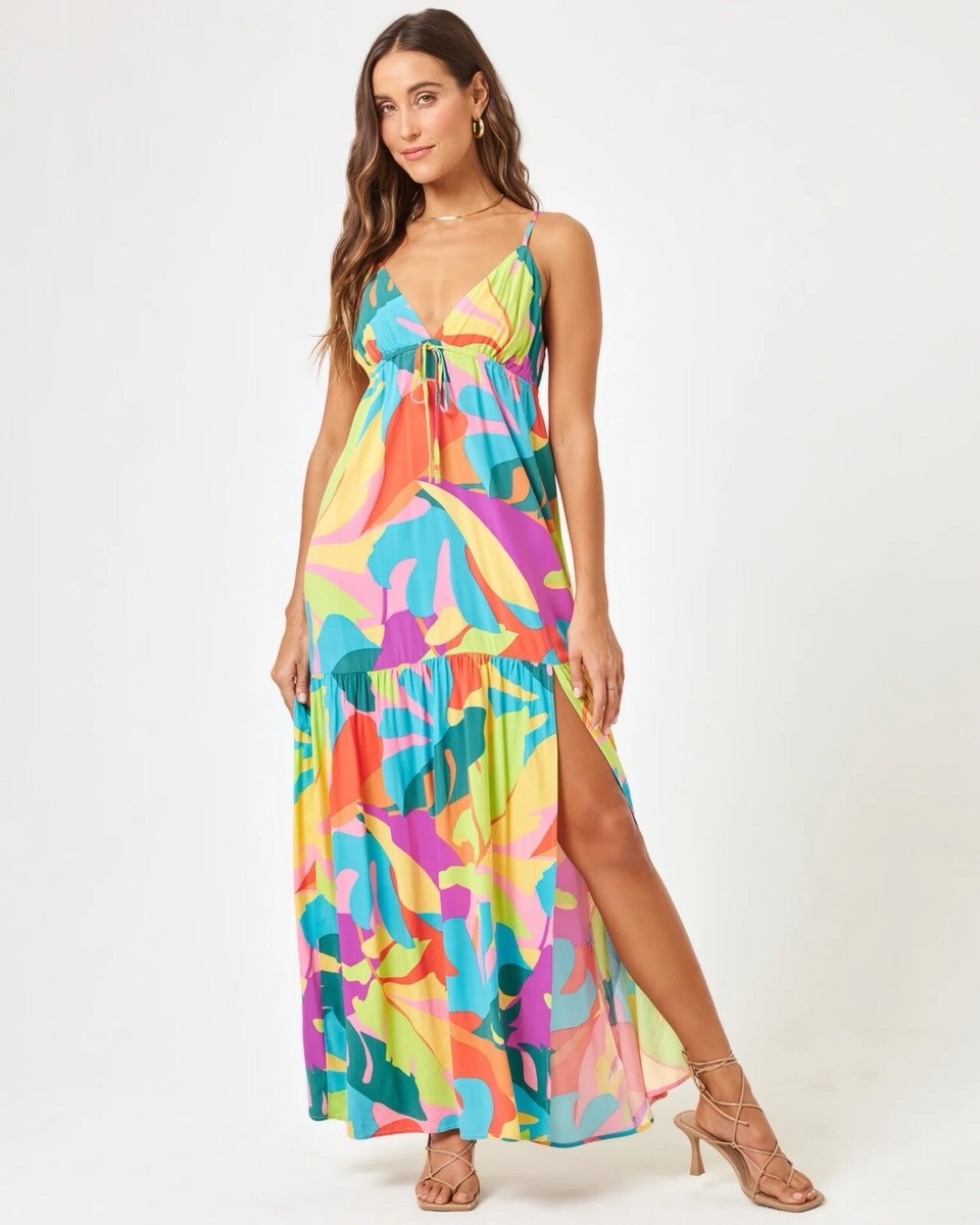 L*Space Victoria Dress - Copacabana - Yellow - S L*Space Victoria Dress - Copacabana - Yellow - S