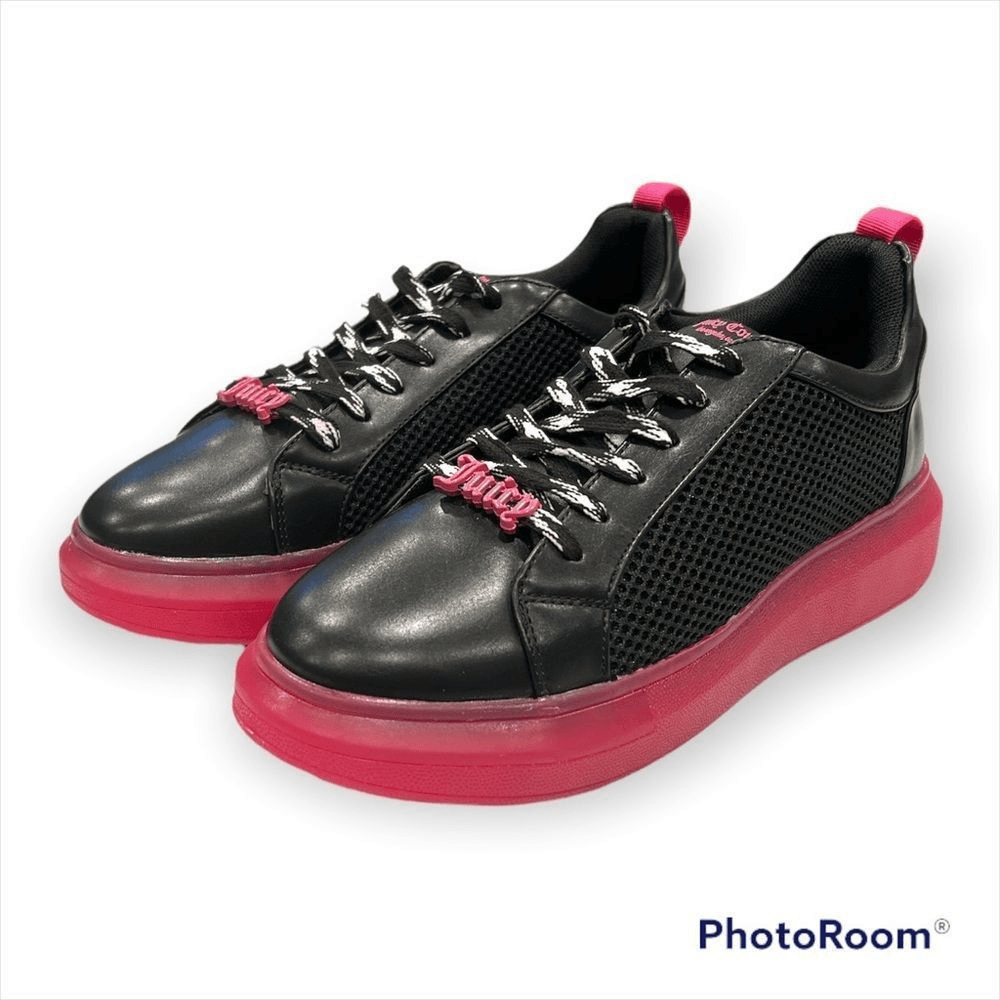 Juicy Couture Demi Chunky Sneakers Black Pink Size