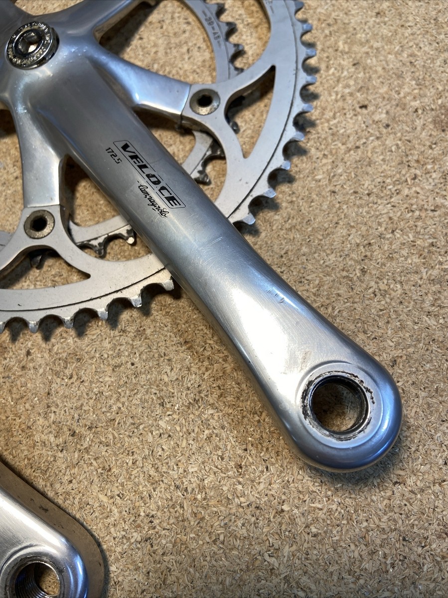 Campagnolo Veloce Crankset, Double Chainrings, 172.5, 53/39t
