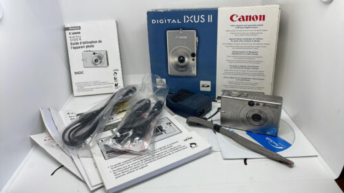 Appareil photo camera digital Canon IXUS II dans sa boite d'origine - Picture 1 of 4