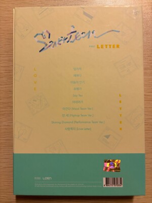 Seventeen [Love & Letter] Wonwoo Autographed Signed Album