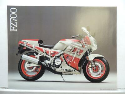 ※FZページ※　JORDAN ヴィンテージ ポスター 2枚セット NOS 1987 Yamaha FZ700 Dealer Brochure B6698 | eBay