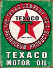 New Tin Signs Texaco Motor Oil 1927