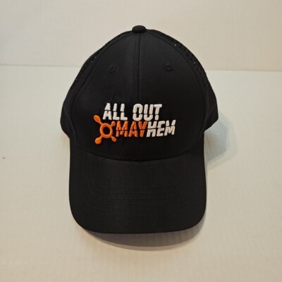 Baseball Cap Hat Orange Theory All Out Mayhem Fitnes Unisex Adjustable 