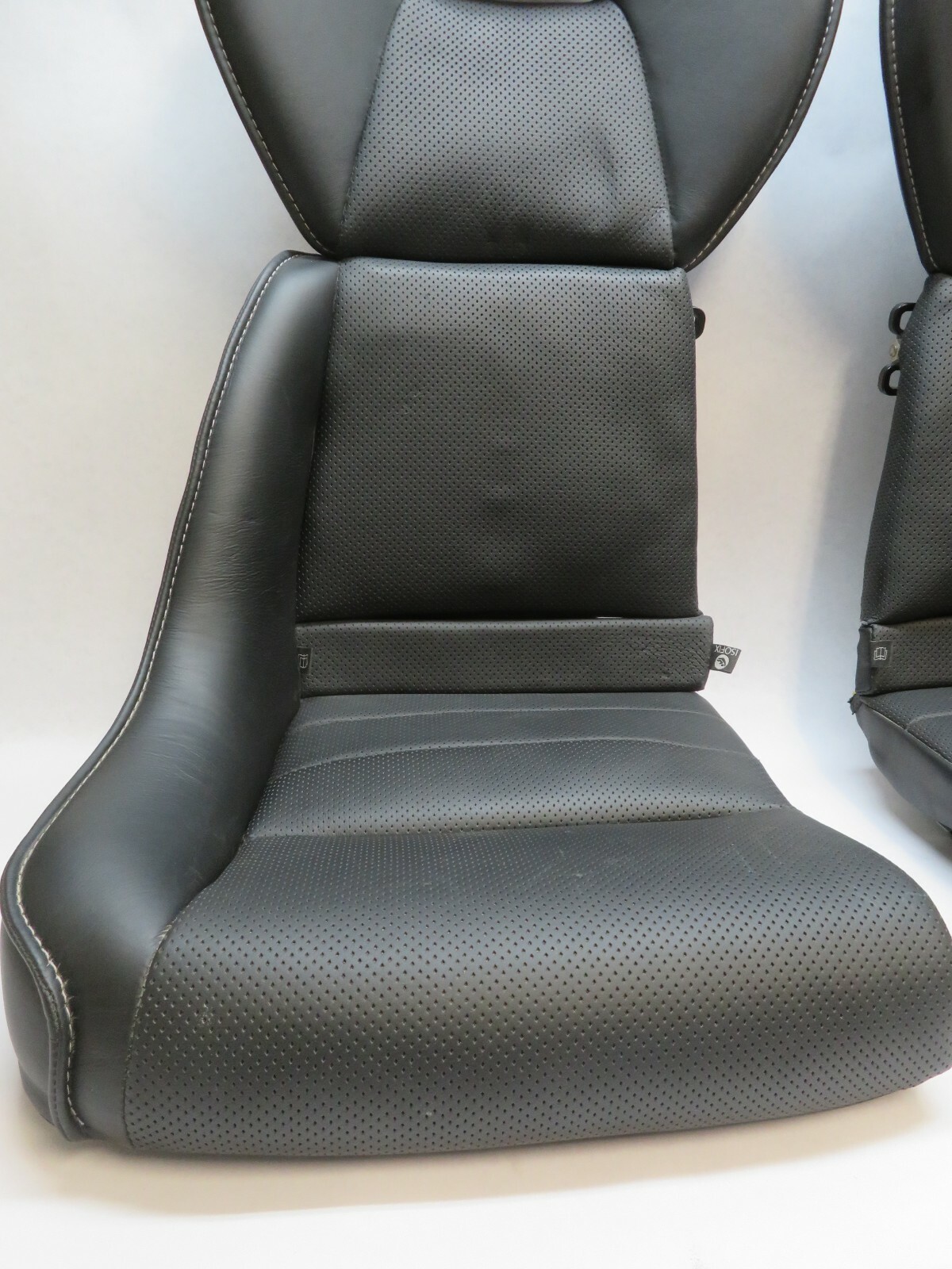 2012 ASTON MARTIN RAPIDE REAR SEATS BLACK LEATHER REAR SEAT SET OEM REAR ONLY