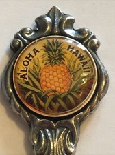Vintage Souvenir Spoon US Collectible Aloha Hawaii Pineapple
