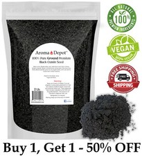 2lb GROUND Black Seed Powder Cumin NIGELLA SATIVA Comino Negro 2 Libras Bulk