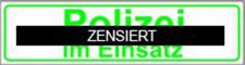 Magnetschild "Polizei im