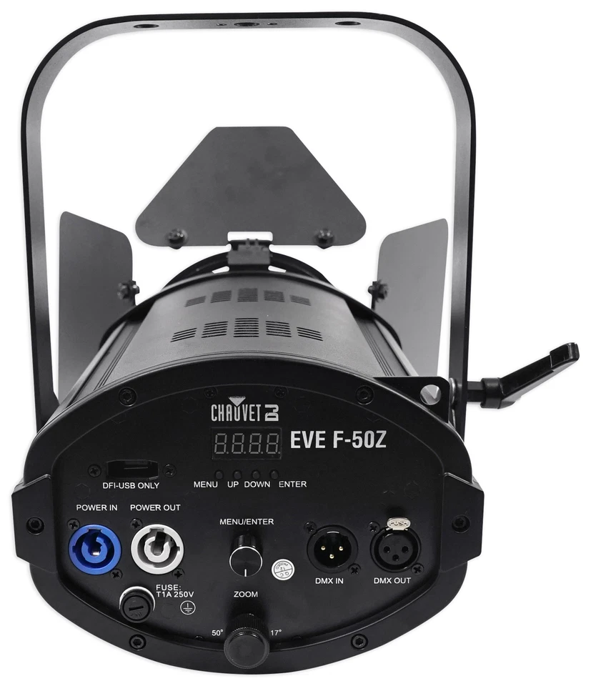 Chauvet DJ EVE F-50Z Fresnel Warm White Spot Light For Church Stage Lighting - Image 4 of 4