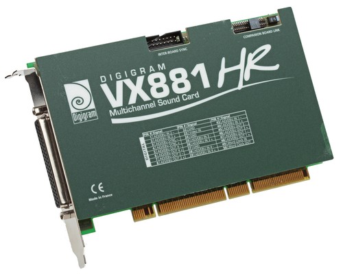 Digigram VX881HR Quad AES Digital Multichannel Broadcast Sound Card w XLR Cables - Picture 2 of 7