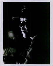 LG850 Original Photo NICARAGUAN MAN Lit by Firelight Silhouette Strong Face