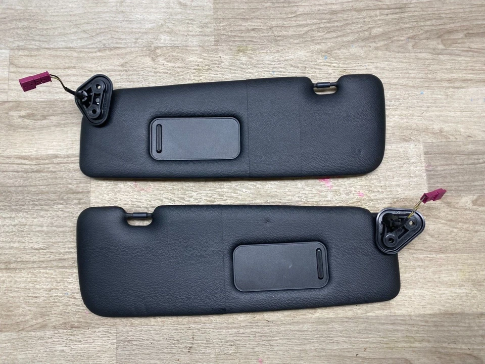 BMW M3 335 328 E93 OEM CONVERTIBLE SET LH & RH SIDE SUN VISOR BLACK SUNVISOR - Image 2 of 3