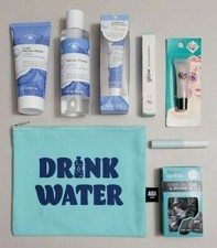 Self Care Kit Spa Day Pamper Mask, Toner, Cream, Sponge, Tarte Makeup, Bag NEW