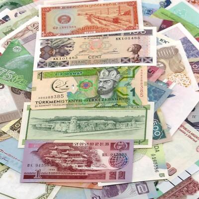 500 Banknotes | 80+ Countries | Valuable Paper Money | UNC | eBay