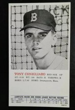 1964 Topps Rookie All-Star Banquet Card Boston Red Sox Tony Conigliaro #25