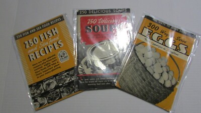 1940's Culinary Arts Institute Cookbooks - 3 Book Bundle