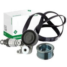 INA 6PK962 + 3PK798 Keilrippenriemen Set + Riemenscheibe für MAZDA 3 BM 6 GJ 2.0