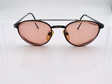 Vintage Boulevard Boutique 3015 Gray Metal Oval Sunglasses FRAMES ONLY