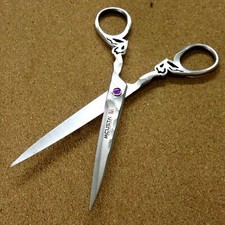 Japanese Cutlery MCUSTA Butterfly Damascus Scissors 32 Layers VG-10 Blade JAPAN