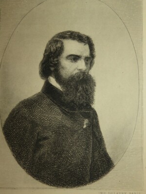 Ecole FRANCAISE XIX EAU FORTE ORIGINAL PORTRAIT DIAZ de la PEÑA BARBIZON 1860
