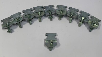 10-PK COOPER B-LINE B2207ZN(3/8) 3/8'' TW & IMC MULTI-GRIP PIPE CLAMP, EMT, New
