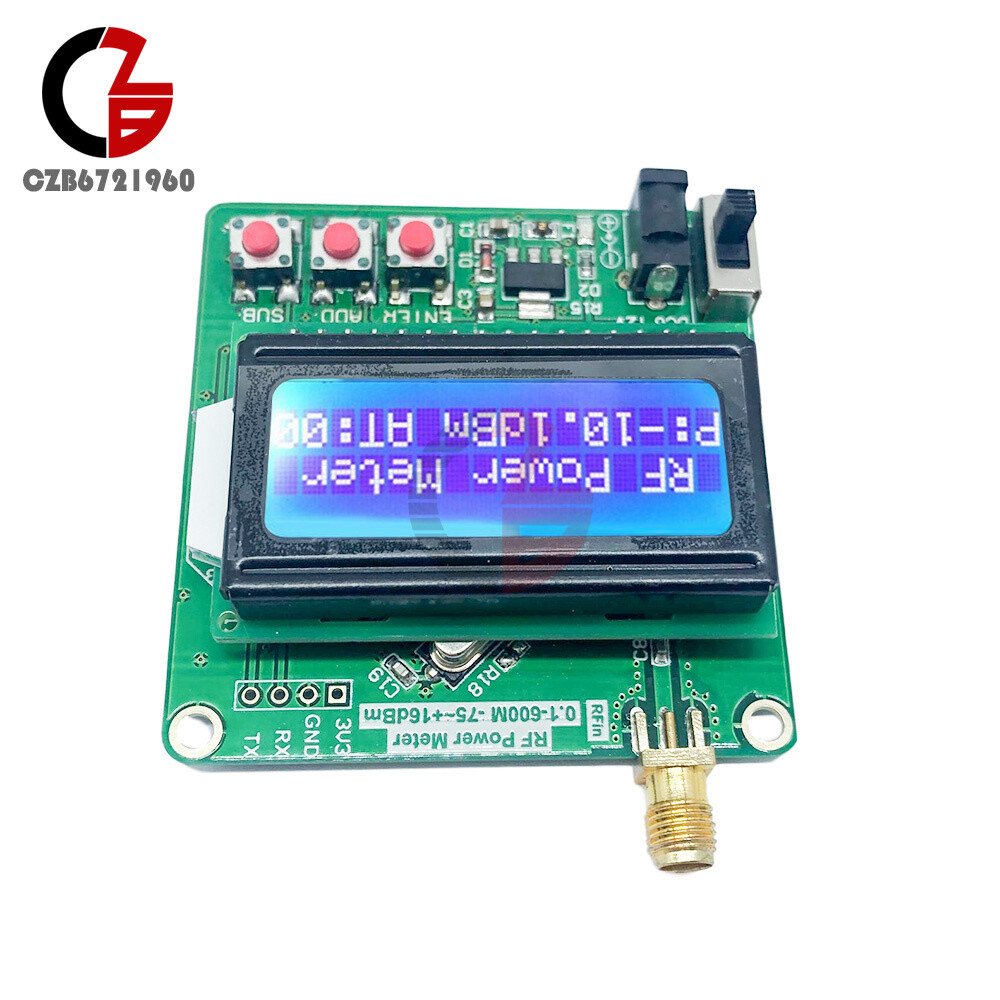 Rilevatore Potenza RF 1-600MHz - Misuratore Segnale Radiofrequenza, Convertitore A Tensione - Foto 2