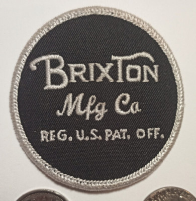 Brixton Mfg Co Reg U.S. Pat. Off Patch Badge Crest