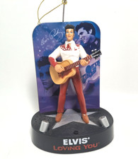 Elvis Presley Illuminated Musical Ornament Loving You EPE Santas Best Works