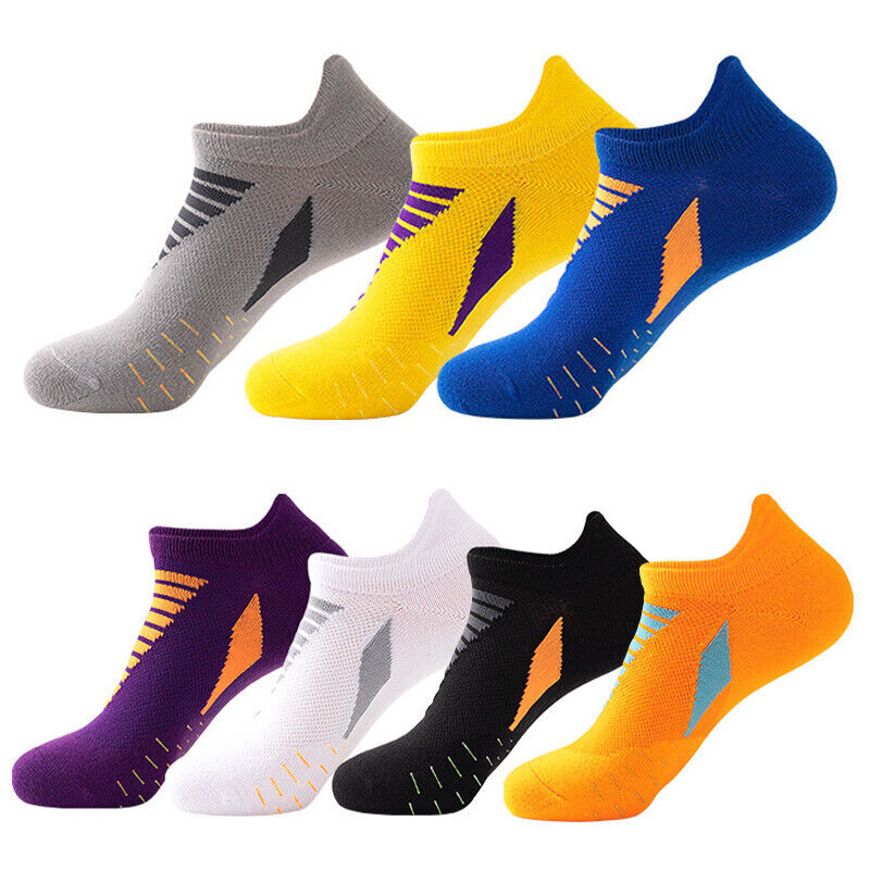 Men Socks Boat Socks Sports Socks Ankle Socks Professional Breathable Soft-image