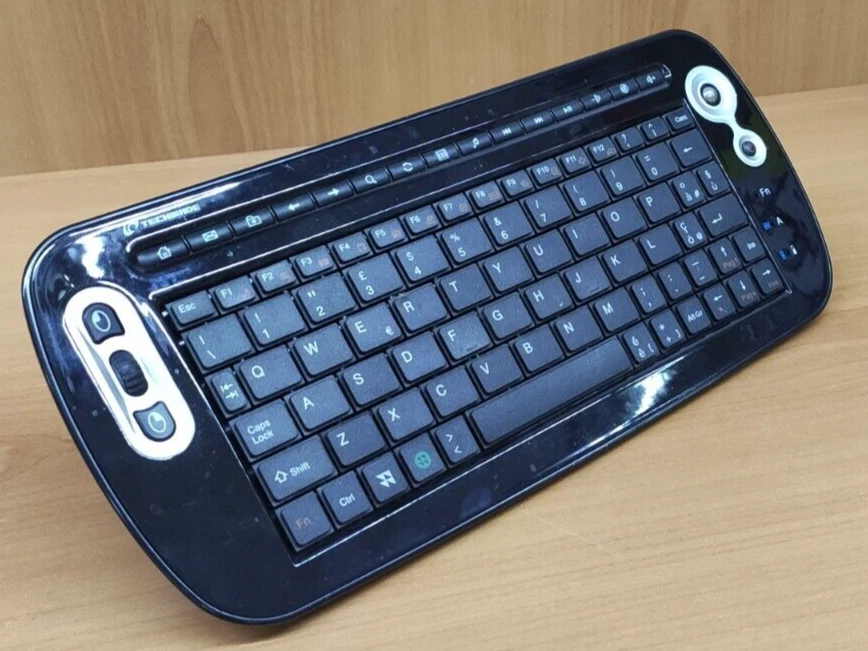 Mini tastiera multimediale Bluetooth Trackball Techmade S-KW256SB - Immagine 4 di 4