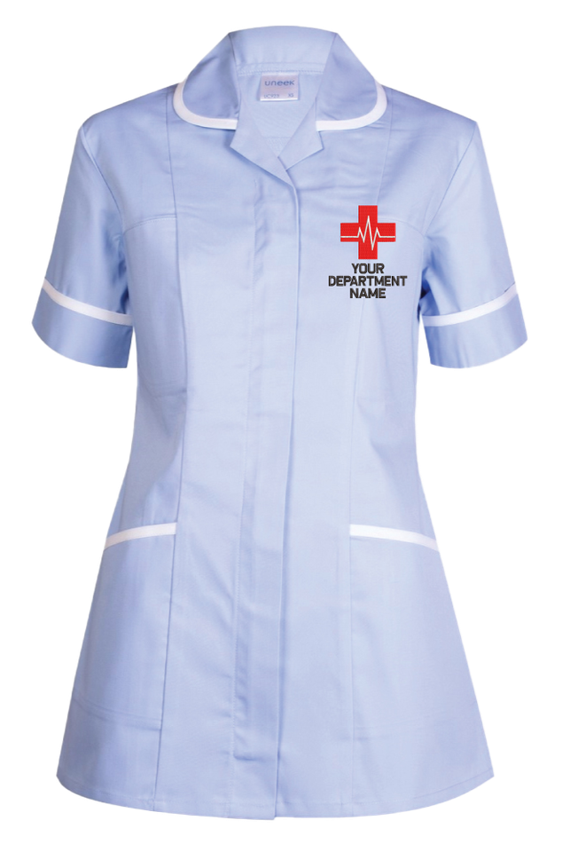 Personalised Embroidered Your Department Name Ladies Tunic Doctor