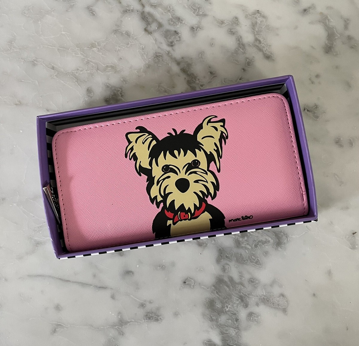 Yorkie / Yorkshire Terrier Zip Around Wallet by Marc Tetro | eBay