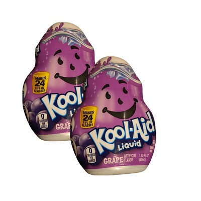 Kool-Aid Liquid Water Flavoring Enhancer Grape 1.62 oz 0 Calorie Lot of 2