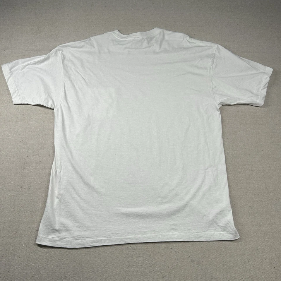 Vintage Old Navy Shirt Mens 2xl Pocket T 90s Single Stitch Solid White Hungary - Image 2 of 4