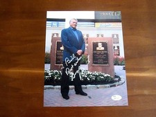 GEORGE STEINBRENNER NEW YORK YANKEES OWNER SIGNED AUTO VTG COLOR 8X10 PHOTO JSA