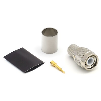 TNC Stecker   Crimpverbinder für LMR400, RG8, RG213   TNC Male connector