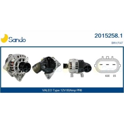 Generator Sando 2015258.1 für Bmw Mini