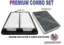 PREMIUM COMBO Air Filter + CARBONIZED Cabin F...