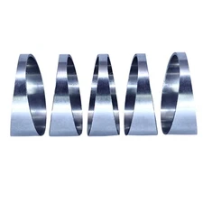 90 degree 5” 304 Stainless Steel Pie Cuts Laser cut & deburred (5 pack)