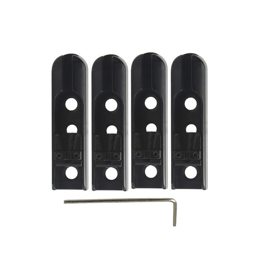 Set Ponte Basso 4 Corde Nero per Chitarre Basso Elettrico 4 Corde Ricambio - Foto 2 di 6