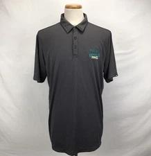 Travis Mathew GOLDEN ROAD BREWING CITRUS ROOTS Gray Golf Polo Shirt Men's 2XL