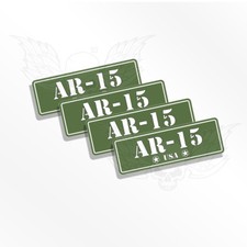 Ammo Can Decals - Ar-15 - Four Ammo Can Stickers - Ar-15 Ammo Can Labels Od Ammo Can Decals - Ar-15 - Four Ammo Can Stickers - Ar-15 Ammo Can Labels Od