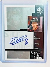 20-21 SP Authentic Sign Of The Times Retro Autographs Teuvo Teravainen Hurricane